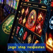 jogo stop respostas de a a z